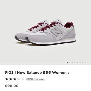 Figs Nike grey/maroon tennis shoes. Size 7.5, but fit like a 7.